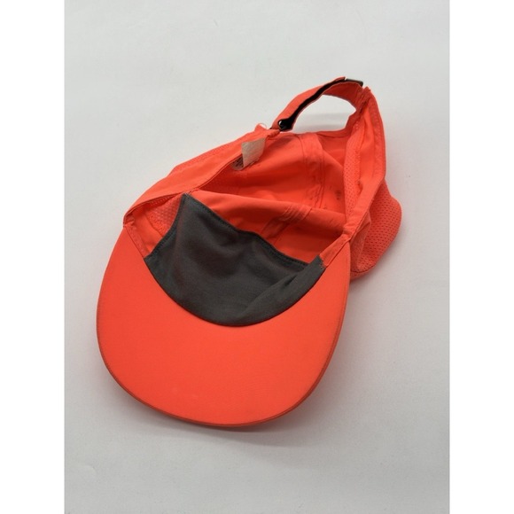 Under Armour Women Free Fit Hat Adjustable Running Hike Golf Cap UA Neon Orange - Picture 5 of 8